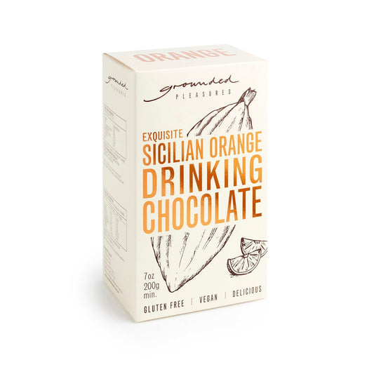 Grounded Pleasures Sicilian Orange Drinking Chocolate 200g-Pantry-Grounded Pleasures-iPantry-australia