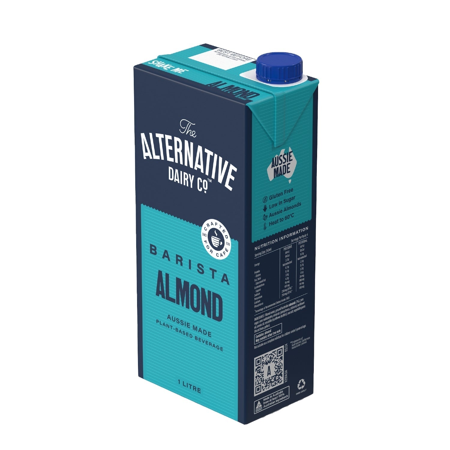 The Alternative Dairy Co Barista Almond Milk 1L-Alt Milks-The Alternative Dairy Co-iPantry-australia